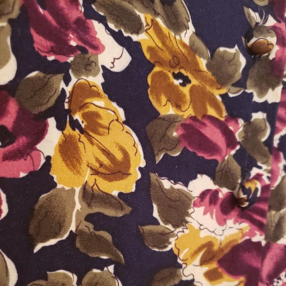 Vintage 90's long floral skirt - Picture 4 of 5